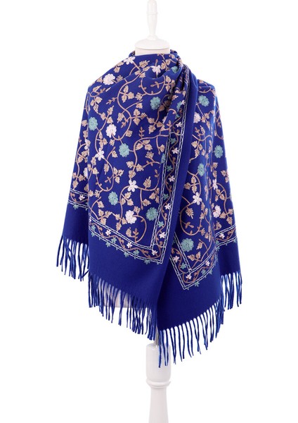 Saks Nakışlı Kışlık Şal fiyatları