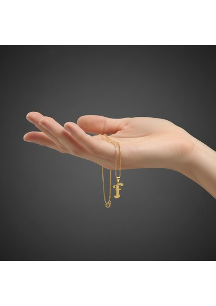 14 Ayar Altın Kolye Ucu Harf F GM9648 1 gr fiyatları