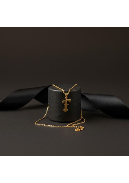 14 Ayar Altın Kolye Ucu Harf F GM9648 1 gr modelleri