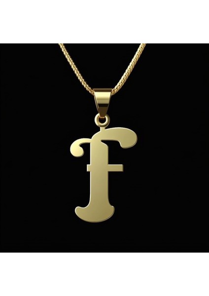 14 Ayar Altın Kolye Ucu Harf F GM9648 1 gr fırsatları