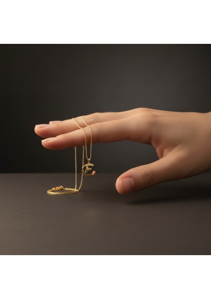 14 Ayar Altın Kolye Ucu Harf E GM9510 0.5 gr fiyatları