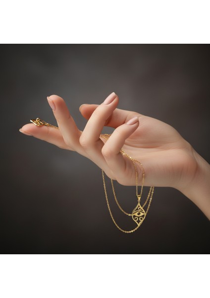 14 Ayar Altın Kolye Ucu Nazar Boncuğu GM9360 1 gr fiyatları