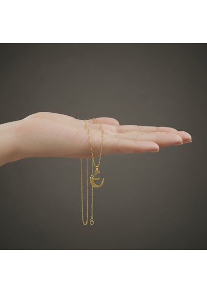 14 Ayar Altın Kolye Ucu Harf E GM9509 0.5 gr fiyatları