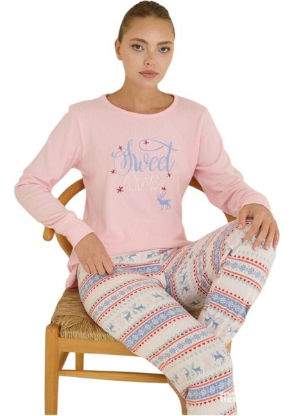 Seamlife Kadın Kışlık Termal Uzun Kollu Pijama Takımı fiyatları
