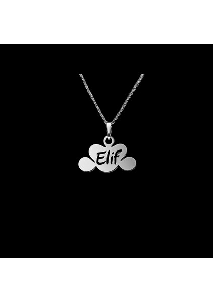 925 Ayar Gümüş Kolye Elif SM9530