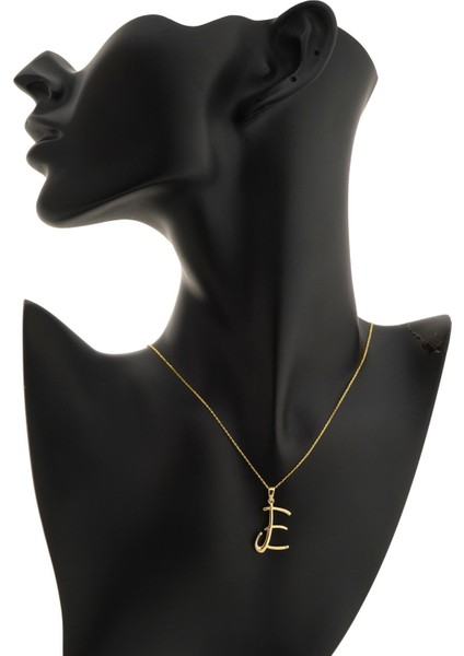 El Yazısı Harf Altın Kolye / 14 Ayar indirimleri