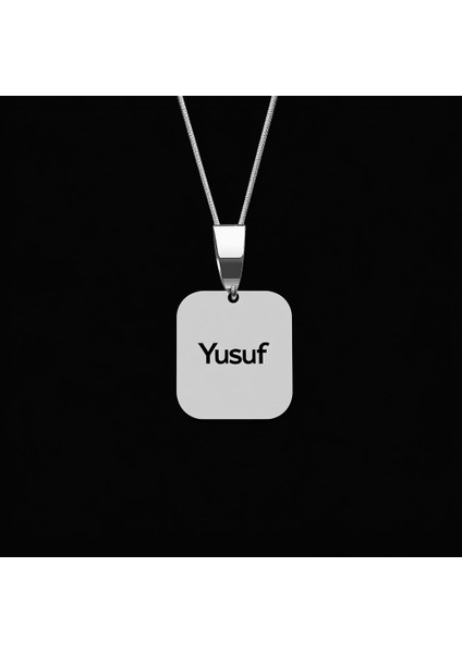 925 Ayar Gümüş Kolye Yusuf SM9568