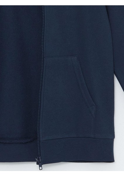 Kapüşonlu Erkek Çocuk Kalın Fermuarlı Sweatshirt (W5) fırsatları