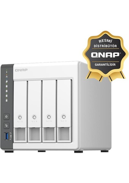 Qnap TS-433-4GB Ram 4 HDD Yuvalı Tower Nas (Resmi Distribütör Garantili)