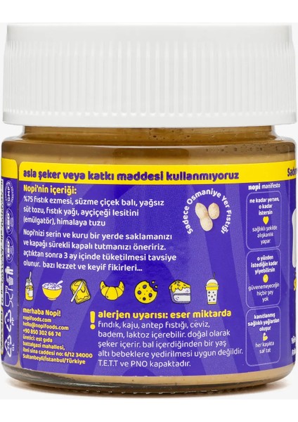 Nopi Ikili Set - Klasik Yer Fıstığı 200 G & Handy Yer Fıstığı Ezmesi 300 G fırsatları