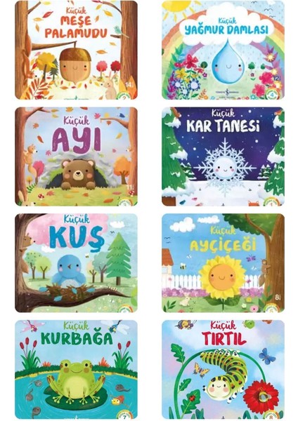 Yeni-Doğanın Eşsiz Hikayeleri-Tüm Seri-8 Li Set-Küçük Kurbağa-Küçük Tırtıl-Küçük Meşe Palamut modelleri