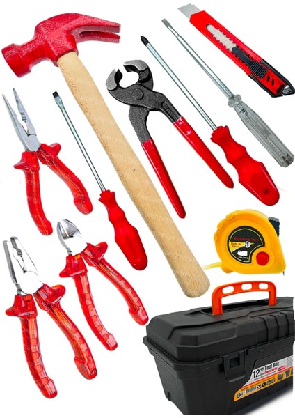 11 Pcs Full Takım El Aleti Tamir Kiti