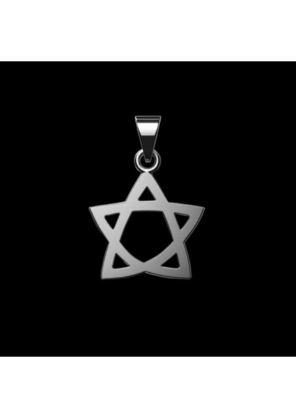 925 Ayar Gümüş Kolye Davud’un Yıldızı / Magen David SM9409