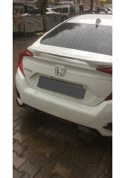 Honda Civic Fc5 Orta Ayaklı Işıklı Boyasız Spoiler fiyatları