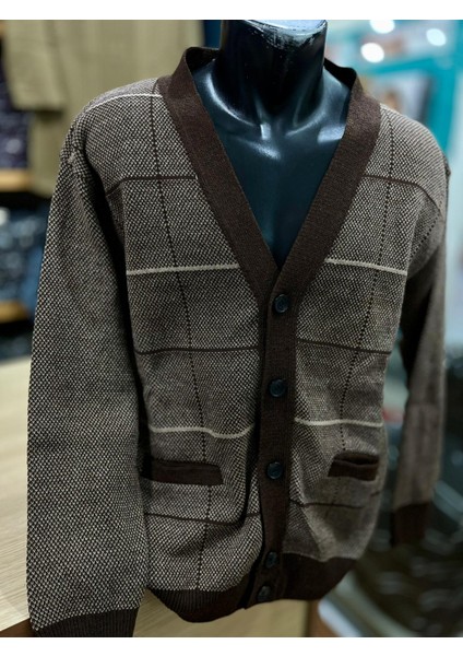 Erkek Triko Düğmeli Cepli Desenl Ihırka fiyatları