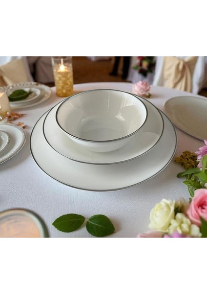 Oftast 18 Parça Yaldızlı Yemek Takımı