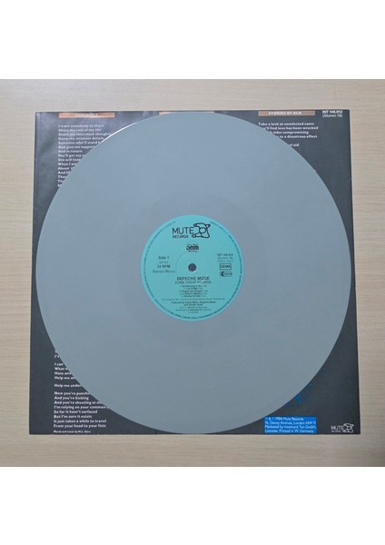 - Some Great Reward - 1984 - ***özel, Gri Renkli Plaklı Versiyon*** - Dönem Baskı Plak - Longplay - Lp modelleri