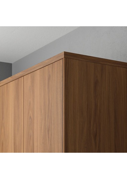 Dekoratif Şerit, Kahverengi Ceviz Görünüm, 221 cm modelleri