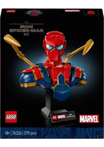 Bfs LEGO Marvel Iron Örümcek Adam Büstü 76326 modelleri