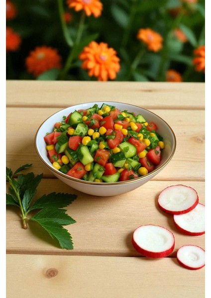 2 Adet 23 cm Yaldızlı Salata Kasesi fiyatları