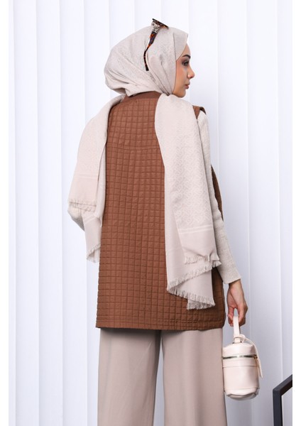 Kahverengi Kapitone Astarlı Yelek fırsatları