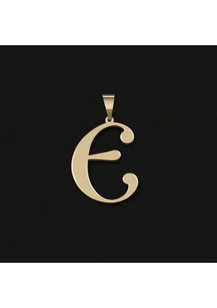 14 Ayar Altın Kolye Ucu Harf E GM9519 0.5 gr fırsatları