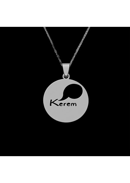 925 Ayar Gümüş Kolye Kerem SM9560