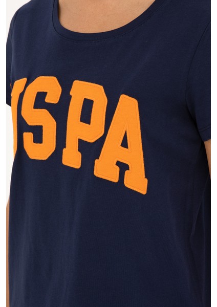 Kadın Lacivert Tişört Basic 50280036-VR033