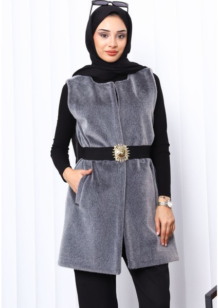 Füme Cepli Kürk Yelek