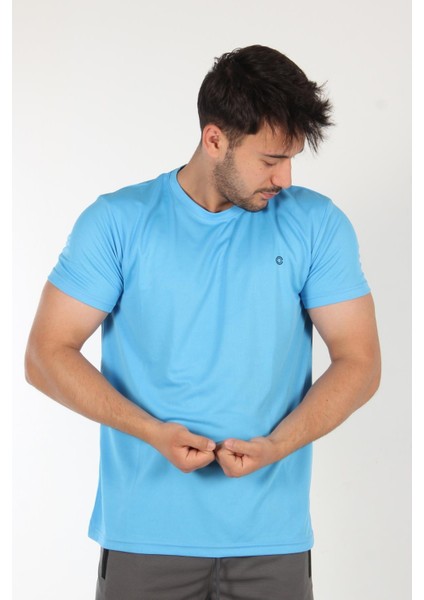15 Sıfır Yaka Baskılı T-Shirt