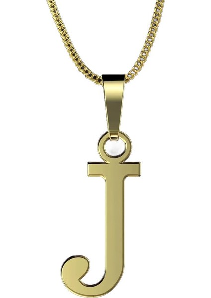 8 Ayar Altın Kolye Ucu Harf J GM9725 1 gr