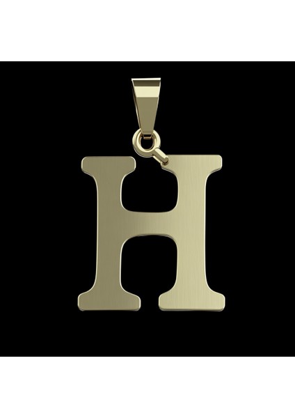 14 Ayar Altın Kolye Ucu Harf H GM9698 0.5 gr fırsatları