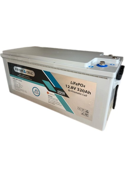 Lifepo4 Akü 320AH 12.8 Volt Bluetooth Smart Bms Karavan, Marin, Solar