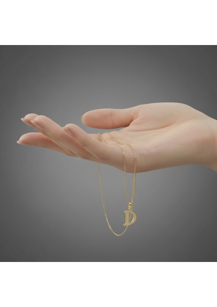 8 Ayar Altın Kolye Ucu Harf D GM9495 0.5 gr fiyatları