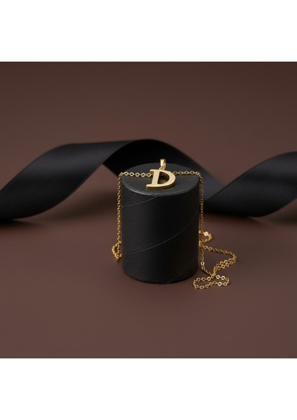 8 Ayar Altın Kolye Ucu Harf D GM9495 0.5 gr modelleri