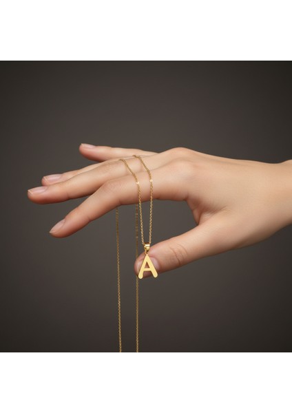 14 Ayar Altın Kolye Ucu Harf A GM9427 0.5 gr fiyatları