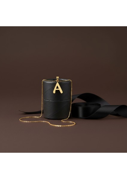 14 Ayar Altın Kolye Ucu Harf A GM9427 0.5 gr modelleri