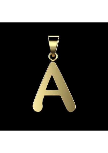 14 Ayar Altın Kolye Ucu Harf A GM9427 0.5 gr fırsatları