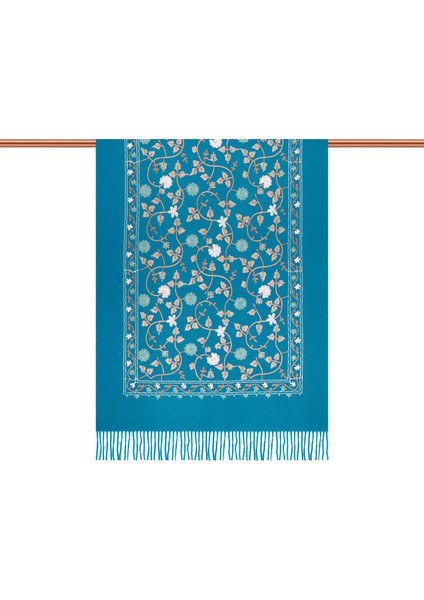 Camgöbeği Nakışlı Kışlık Şal modelleri