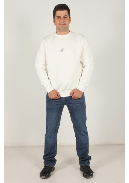 5012 Şardonlu Üç Iplik O Yaka Sweat