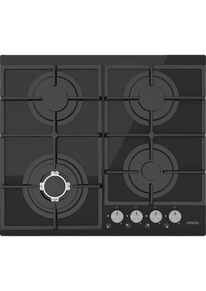 MOG.6176.111.05 Siyah Wok Göz 3,8kw 60 cm Ankastre Ocak