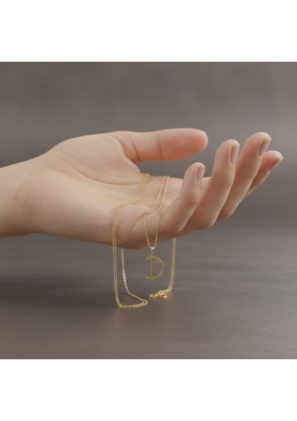 8 Ayar Altın Kolye Ucu Harf D GM9491 0.5 gr fiyatları