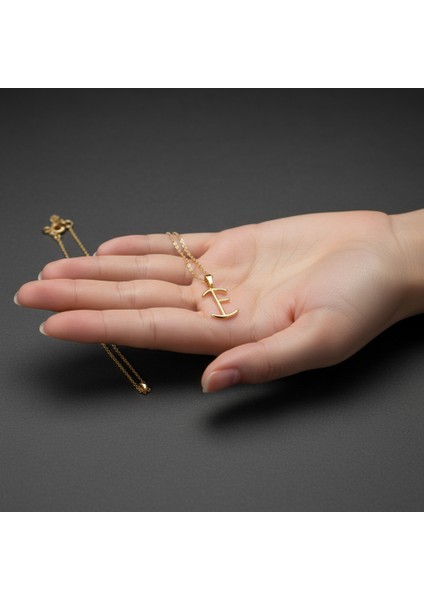 8 Ayar Altın Kolye Ucu Harf E GM9507 0.5 gr fiyatları