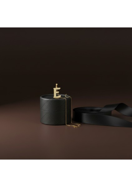 8 Ayar Altın Kolye Ucu Harf E GM9523 0.5 gr modelleri