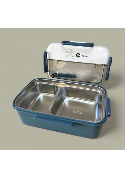 Paslanmaz Çelik Yemek Saklama ve Taşıma Kabı Mavi 1100 ml P-1840 fiyatları