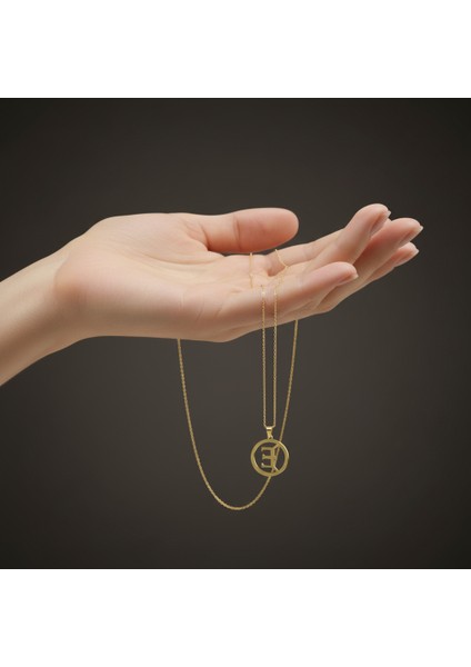 8 Ayar Altın Kolye Ucu Harf E GM9502 0.5 gr fiyatları