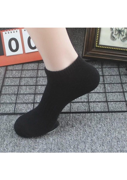 Unisex Tabanı Havlu Kısa, Patik, Bilek Çorap 6'çift