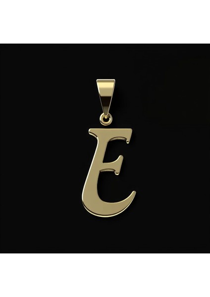 8 Ayar Altın Kolye Ucu Harf E GM9518 0.5 gr fırsatları