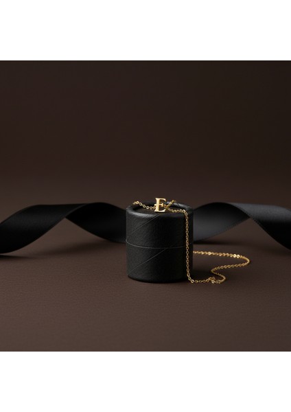 8 Ayar Altın Kolye Ucu Harf E GM9513 1 gr modelleri