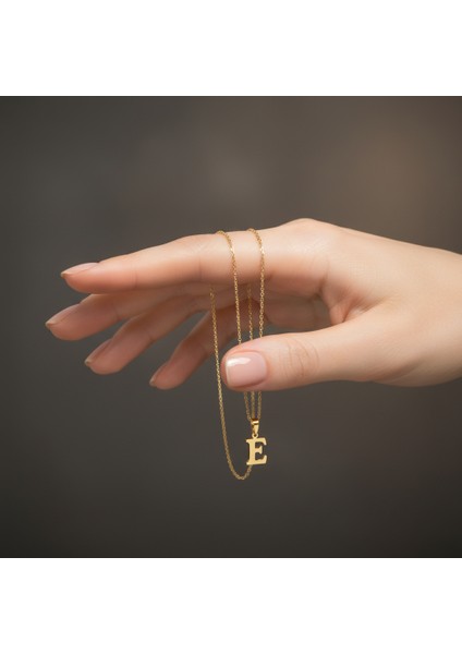 8 Ayar Altın Kolye Ucu Harf E GM9504 1 gr fiyatları